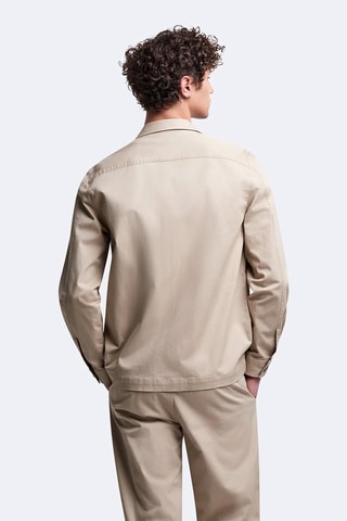 Sobrecamisa regular fit - Beige