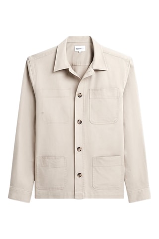 Sobrecamisa regular fit - Beige