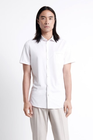 Camisa slim fit - Blanco