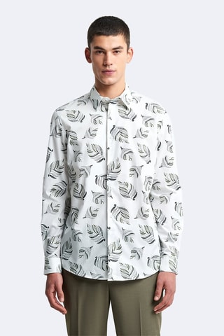 Camisa slim fit - Blanco