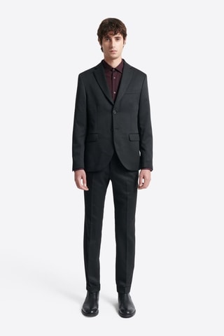 Camisa slim fit - Burdeos