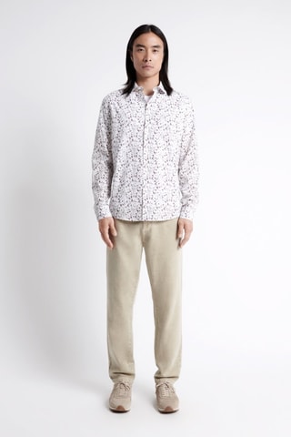 Camisa slim fit - Blanco