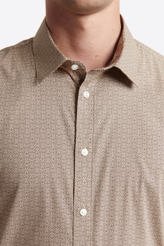 Camisa slim fit - Marrón