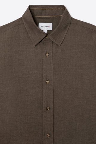 Camisa slim fit - Marrón