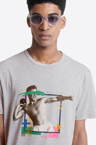 Camiseta - Gris jaspeado