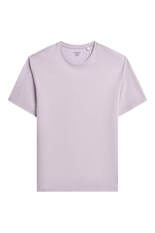 Camiseta slim fit - Violeta claro
