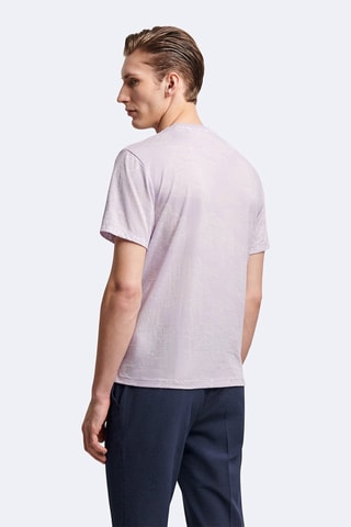 Camiseta slim fit - Violeta claro