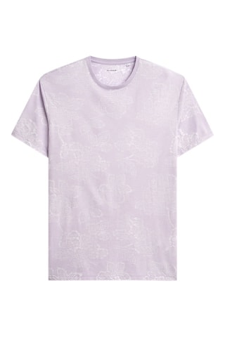 Camiseta slim fit - Violeta claro