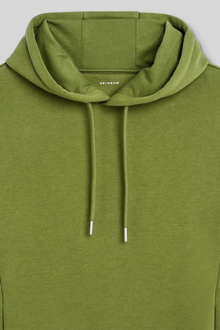 Sudadera regular fit con capucha - Verde