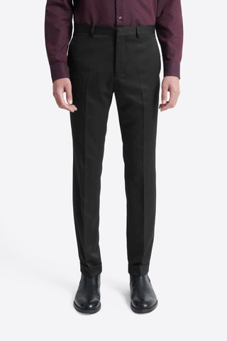 Pantalón de traje slim fit - Negro
