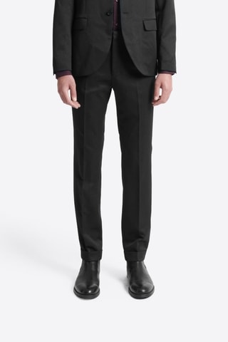 Pantalón de traje slim fit - Negro