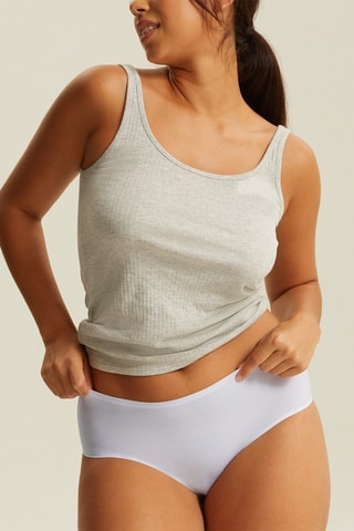 Braga talla única Just One Micro - Blanco