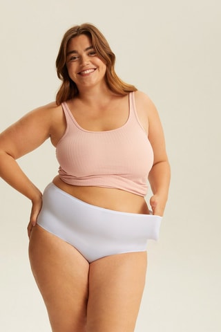 Braga Maxi talla única Just One Micro - Blanco