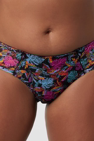 Boxer Luccia Swing - Noir et fuchsia - Bestform