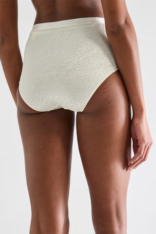 Braga de talle alto Just Me - Crudo