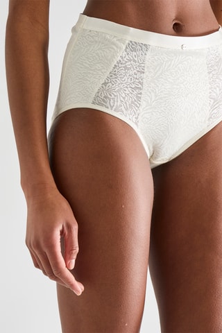 Braga de talle alto Just Me - Crudo