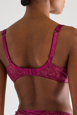 Sujetador con aros Luccia Jolia - Burdeos