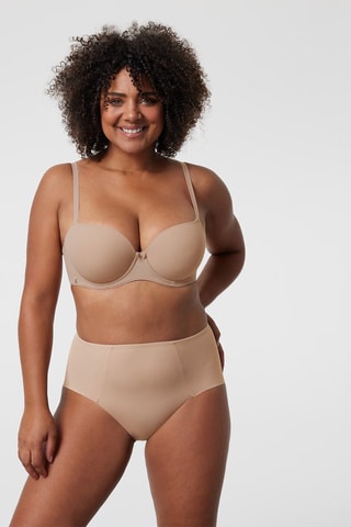 Braga de talle alto Just Daily - Beige