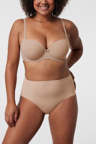 Braga de talle alto Just Daily - Beige