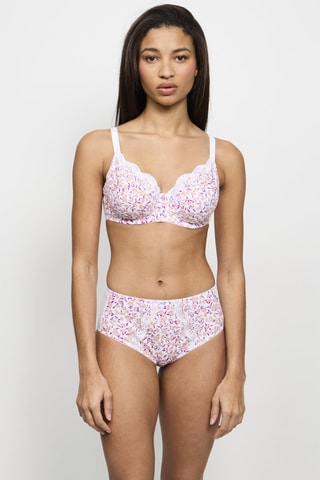 Sujetador con aros Emily Coton - Blanco