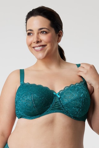 Sujetador con aros Luccia Harmony - Azul pato