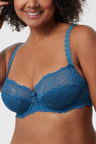 Sujetador con aros Pampelune Harmony - Azul rey