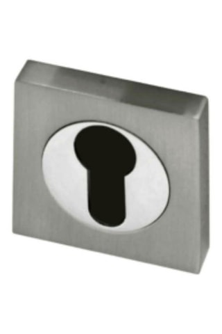 Poignée à cylindre Capri - Finition satin nickel - Porte de 30 à 50 mm