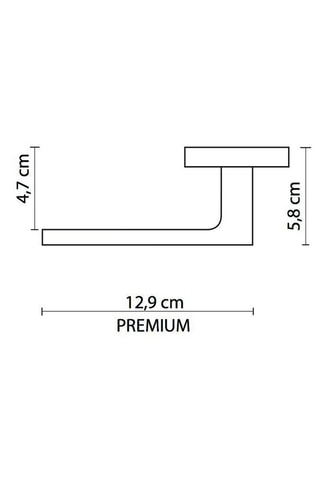 Poignée à cylindre Premium - Chromé et imitation chêne clair - Porte de 30 à 50 mm