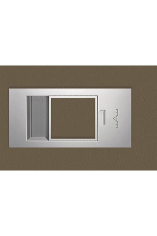 Bloc-porte d'intérieur Miro avec poignée Exclusive - Imitation cuir lichen - 93 x 204 cm