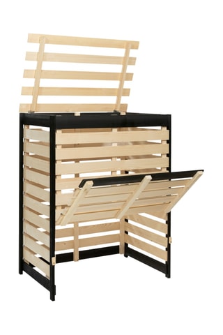 Cassonetto per compostaggio in pino - 400 l