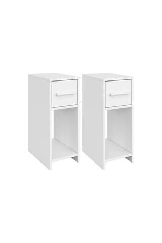 2 tables de chevet Uma - 38 x 40 x 132 cm