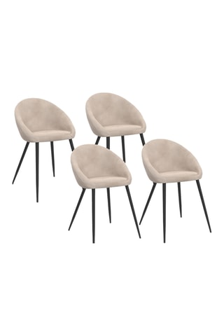 4 chaises Dory - 54 x 77 x 52 cm