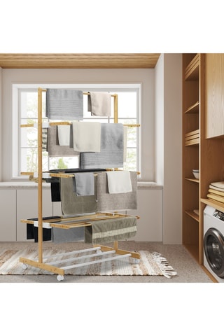 Stendibiancheria 3 livelli pieghevole - 85 x 150 x 65 - 22 metri di spazio per stendere