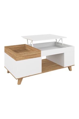 Table basse relevable Elina - 110 x 55 x 45 cm