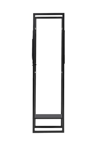 Range-bûches vertical et ses accessoires - 45 x 170 x 30 cm