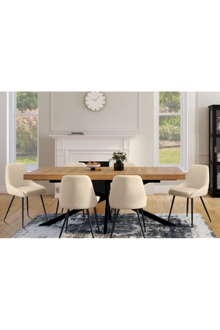 6 chaises Ornella - 47,5 x 79 x 54 cm