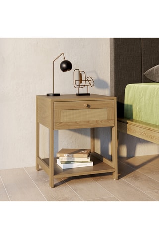 2 tables de chevet 1 tiroir Erin - 40 x 48 x 40 cm