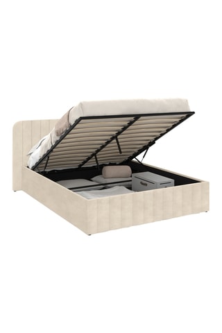 Letto contenitore con rete e testiera Valentina - Area materasso 160 x 200 cm