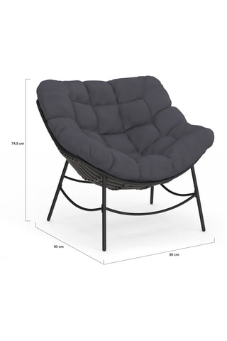 Poltrona Lois - Grigio scuro