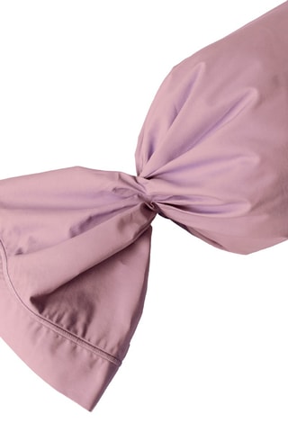 Taie de traversin en satin de coton 120 fils/cm² - Rose clair