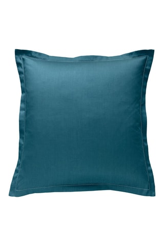 Funda de almohada de satén de algodón 120 hilos/cm² - Azul