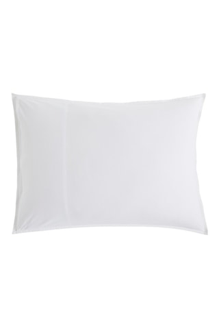 Funda de almohada de algodón 80 hilos/cm² - Blanco