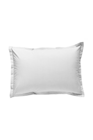 Funda de almohada de algodón 80 hilos/cm² - Blanco