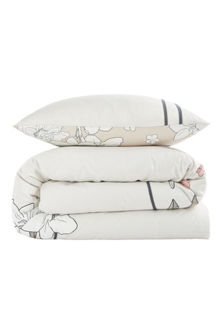 Juego de nórdico de algodón Esmee - Crudo