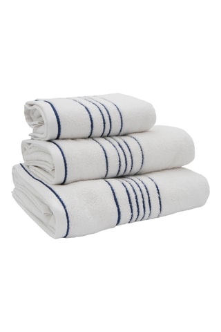 Toalla de mano de algodón - Blanco - 50 x 100 cm