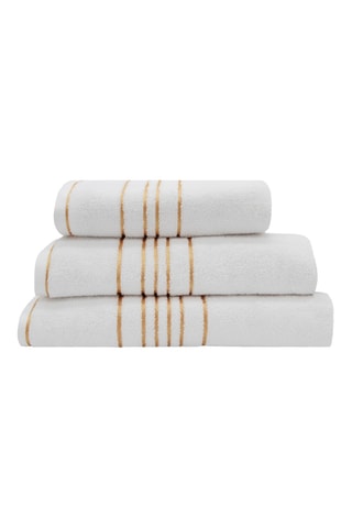 Toalla de ducha de algodón - Blanco - 70 x 140 cm