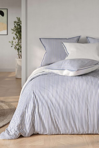 Juego de nórdico de algodón Alban - Blanco