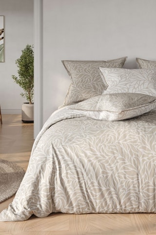 Juego de nórdico de algodón Daphnee - Beige