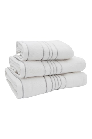 Toalla de baño de algodón - Blanco - 100 x 150 cm