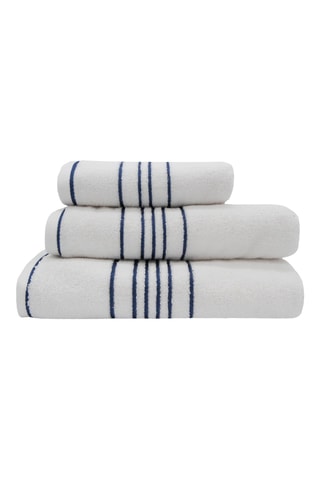 Toalla de baño de algodón - Blanco - 100 x 150 cm